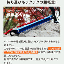 画像をギャラリービューアに読み込む, ペグハンマー