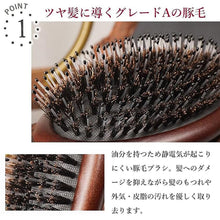 画像をギャラリービューアに読み込む, 猪毛ヘアブラシ クリーナー付き