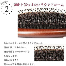 画像をギャラリービューアに読み込む, 猪毛ヘアブラシ クリーナー付き