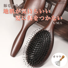 画像をギャラリービューアに読み込む, 猪毛ヘアブラシ クリーナー付き