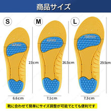 画像をギャラリービューアに読み込む, 衝撃吸収インソール (L/M/S)