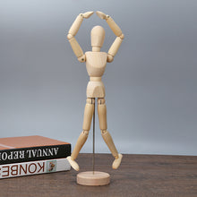 画像をギャラリービューアに読み込む, 動きが面白い木製人形