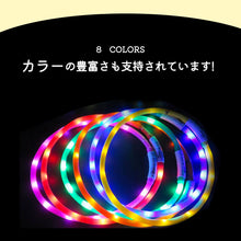 画像をギャラリービューアに読み込む, 犬用led光る首輪