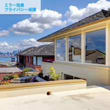 画像をギャラリービューアに読み込む, 窓ガラス マジックミラー フィル (90cm x 2m)【6色】