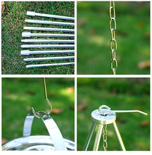 画像をギャラリービューアに読み込む, トライポッド 焚火三脚 アルミ製