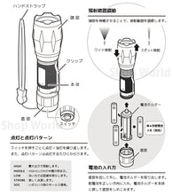 画像をギャラリービューアに読み込む, led強力懐中電灯