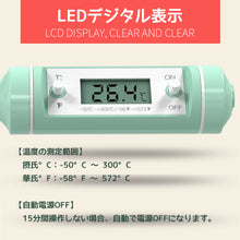 画像をギャラリービューアに読み込む, クッキング温度計