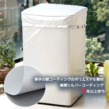 画像をギャラリービューアに読み込む, 洗濯機カバー 室外