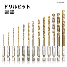 画像をギャラリービューアに読み込む, 六角軸ドリルビット