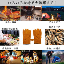 画像をギャラリービューアに読み込む, 本革耐熱グローブ