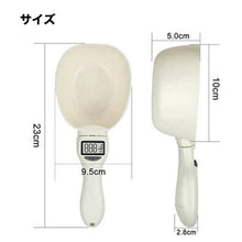画像をギャラリービューアに読み込む, ペットフード計量スプーン
