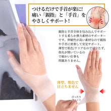 画像をギャラリービューアに読み込む, シリコン 指足両用 親指サポーター
