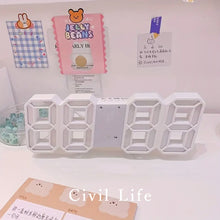 画像をギャラリービューアに読み込む, デジタル時計 選べる【6色】
